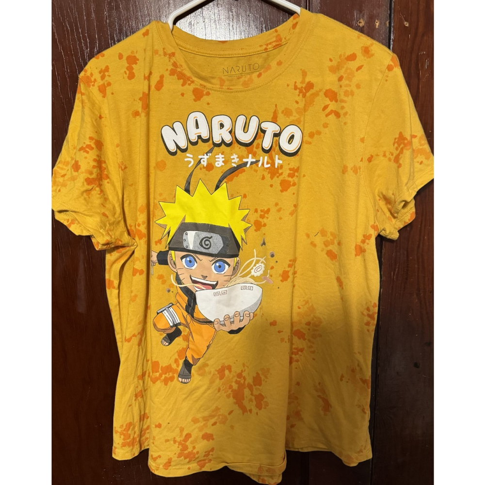 Naruto anime T-Shirt Mens Size 3XL ( see description) Yellow